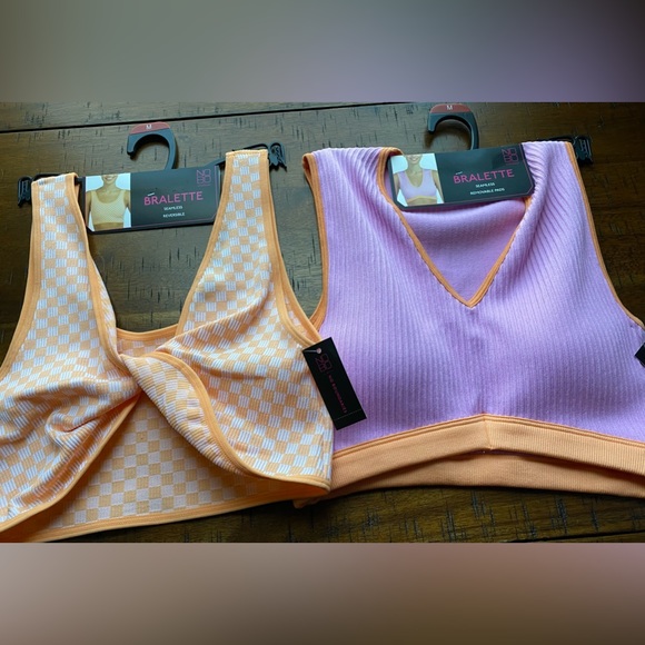 •NWT•{2} No Boundaries Seamless Bralette Bundle- MEDIUM - Picture 2 of 14